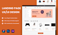 do UI UX website design in figma