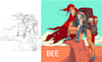 do digital art character illustration character design