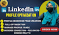 provide linkedin profile optimization and update for job hunting