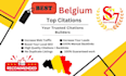 do top 200 belgium live citations for local SEO