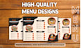 design an attractive restaurant menu design