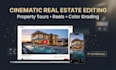 edit real estate shorts , ads , tours and long form videos