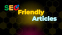 write SEO friendly edtech related articles for you