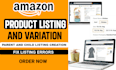 create, merge, or fix your amazon product listings and variations