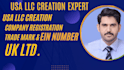 create your US llc registration, UK ltd company, ein, stripe