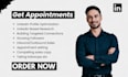 be your linkedin marketing manager, b2b b2c appointment setter