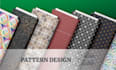 create seamless patterns for textiles and fabric, wallpaper, and home decor