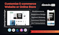 design or customize wordpress ecommerce website woocommerce store, online store