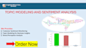 do nlp sentiment analysis and topic modeling projects