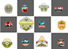 design custom award logo badge label patch or stamp