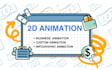 create a 2d animation video and infographic video
