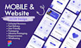 design creative mobile app, dashboard, website UI in figma