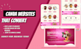 design canva website canva landing page or canva template