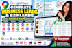 generate business leads and b2b leads using google maps scraper