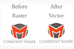 recolor, change font, transparent logo