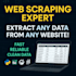 scrape and extract data automatically from any website