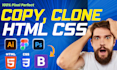 duplicate, copy, redesign, clone your website design to wordpress website