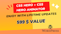 install CSS hero and CSS hero animator lifetime updates