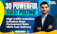 publish premium guest post on high da 90 plus with dofollow SEO backlinks