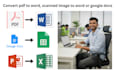 convert pdf to excel, word to excel, and typing