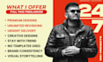 design insta post, carousel post, facebook post, any social media creative