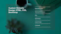 custom website design HTML CSS bootstrap