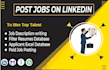 do posting jobs on linkedin recruiter