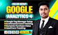 setup google analytics 4, ads conversion tracking, ga4 ecommerce tracking by GTM