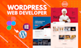 design custom wordpress website for business or personal brand