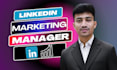 do linkedin marketing, organic growth and content management