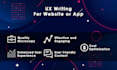 be your UX writer and write UX content with microcopy for your app or website