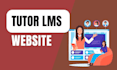 build stunning lms website or elearning website or tutor lms