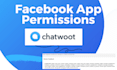 get facebook, instagram app permissions for chatwoot