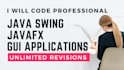 program java swing and javafx graphical user interface