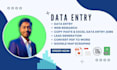 do data entry, copy pest, data typing, lead generation