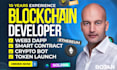 be your blockchain developer for web3 dapp, token launch,  ore supply on solana