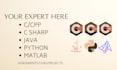 do c cpp, c sharp, java, python and matlab programming projects