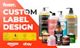 design premium product packaging label design