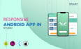 create a responsive android app in android studio