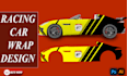 do amazing racing car wrap design, sports car wrap
