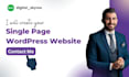 design single page wordpress website
