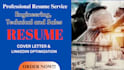 write you engineering resume, cover letter, linkedin, CV