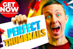 design a perfect youtube thumbnail for you