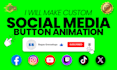 make custom social media button animation