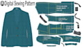 design fashion dress sewing cad clothing garments apparel PDF patterns