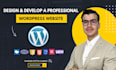 design and develop a professional wordpress website for your business