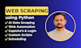 do data scraping, python web scraping with custom web scraper