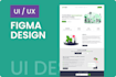 create figma website design and UI UX mockup