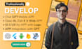 develop openai, dalle, chat gpt app for mobile or web app