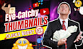 design eye catchy and clickbait youtube video thumbnails